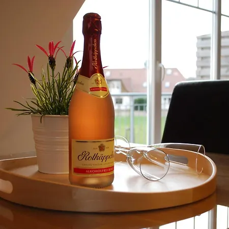 Exkl App Kliff Am Meer, W-lan, Balkon Appartamento